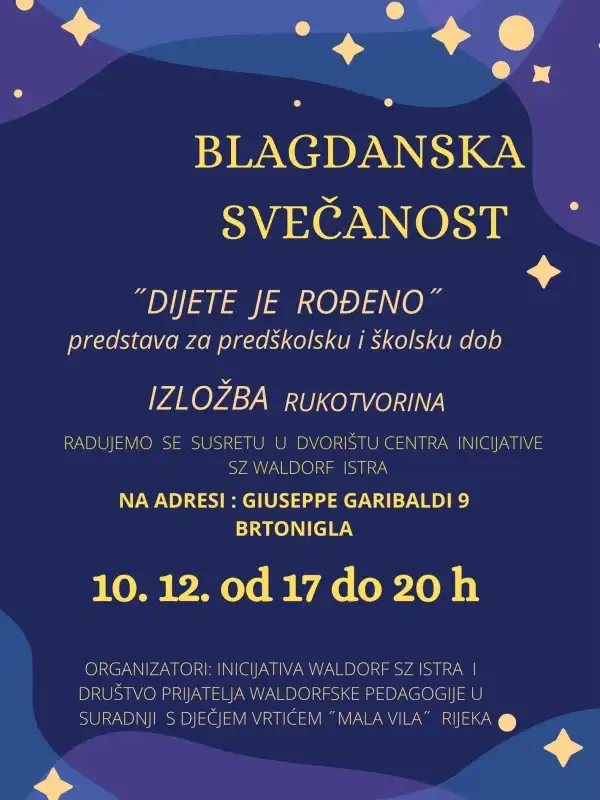 CERIMONIA DI DICEMBRE PRESSO IL CENTRO DELL'INIZIATIVA WALDORF ISTRIA NORDOCCIDENTALE