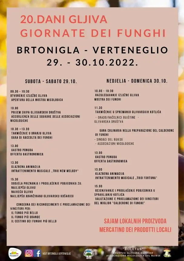 20esime GIORNATE DEI FUNGHI - 29.-30. ottobre 2022