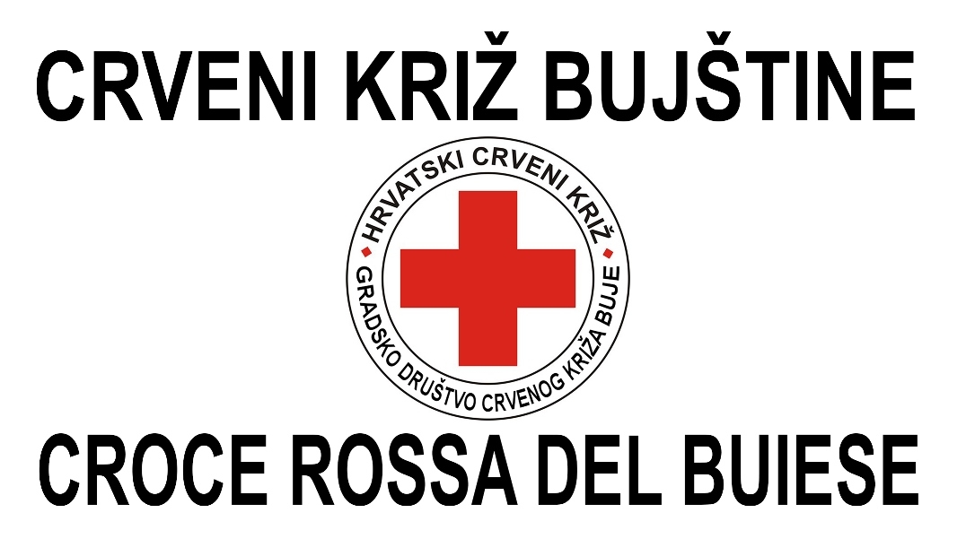 Avviso della Società della Croce rossa di Buie per la consegna di alimenti e medicinali