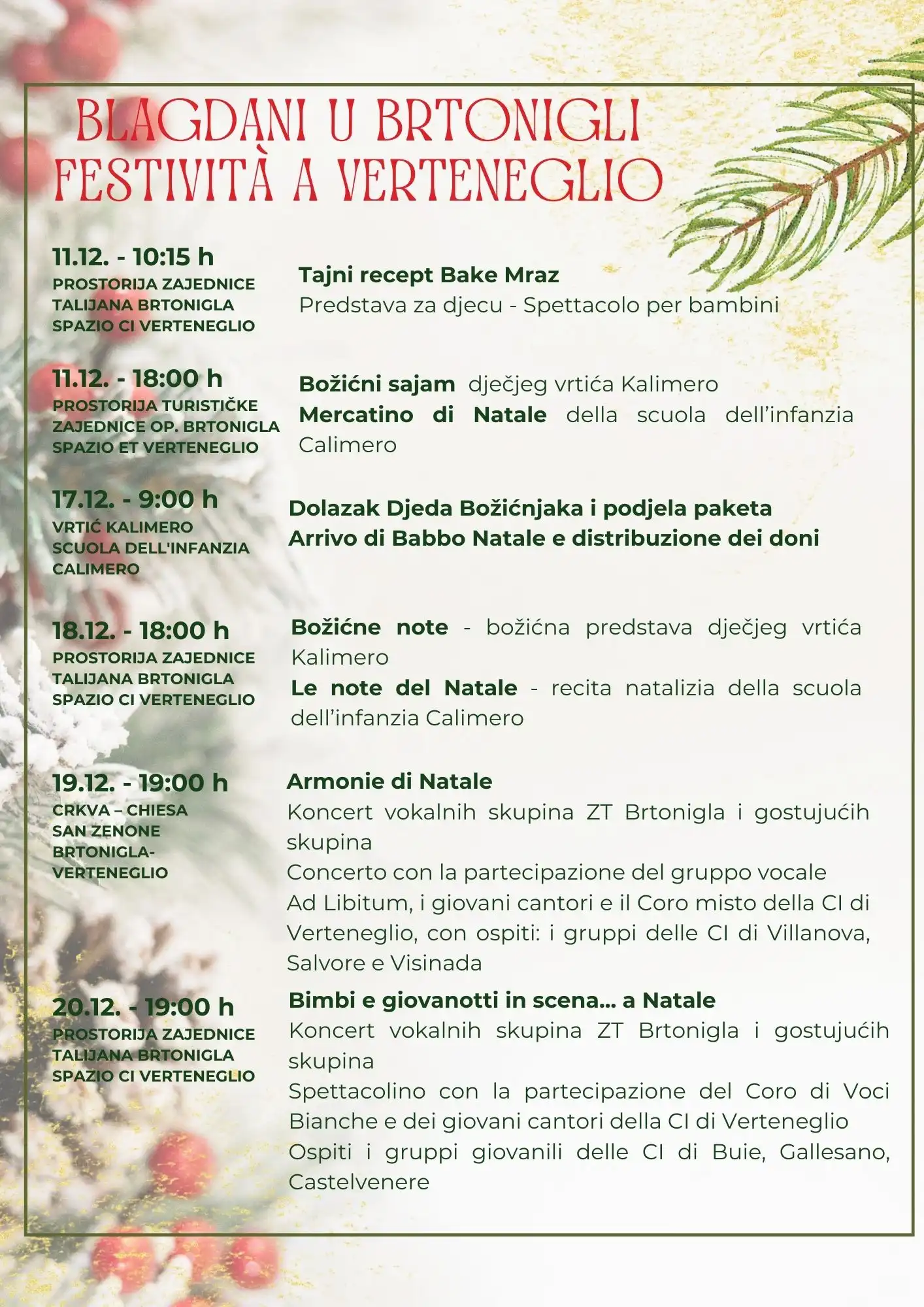 Festività 2024 programma 1
